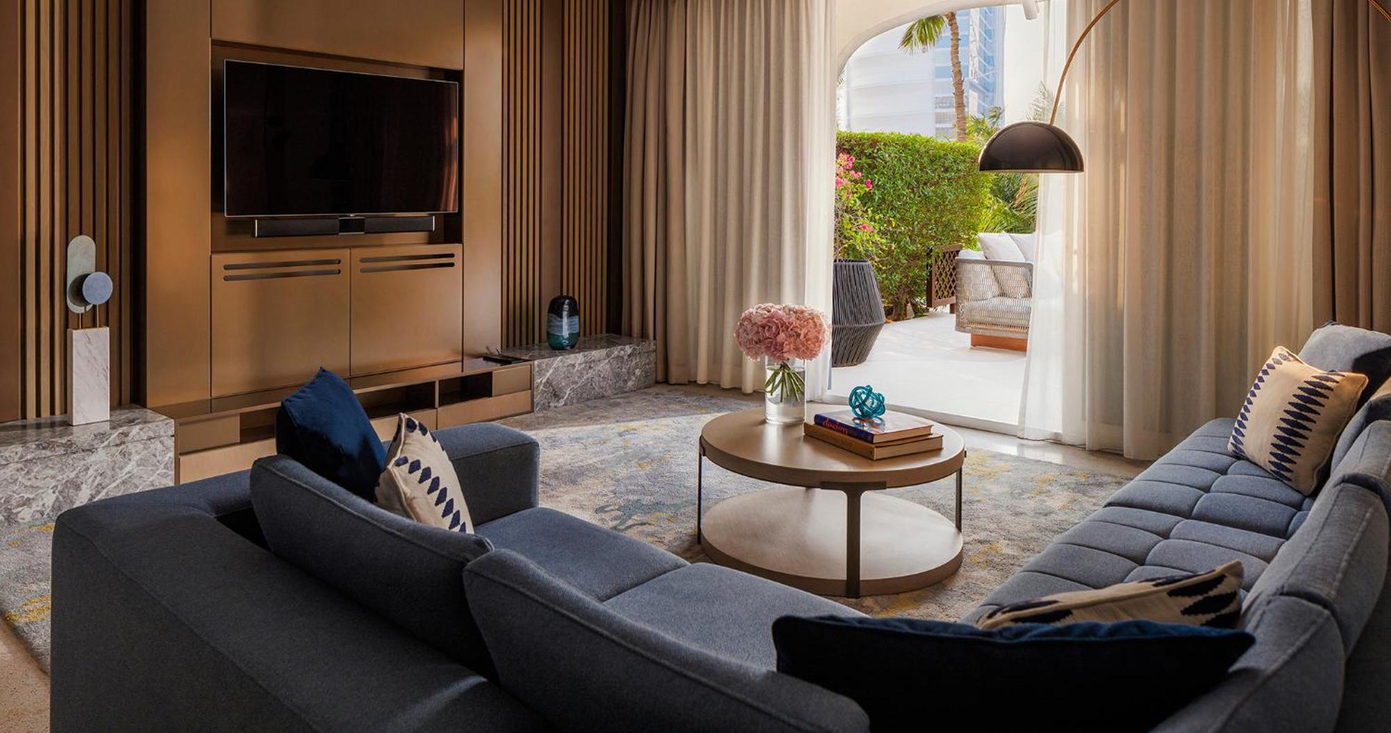 Jumeirah Beach Hotel Dubai Camera foto A living room at the Wynn Las Vegas